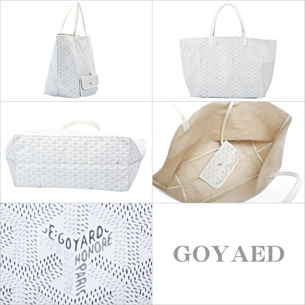  ゴヤール スーパーコピー GOYARD バッグ レディース トートバッグ かばん ホワイト(白)AMALOUIS GM 50