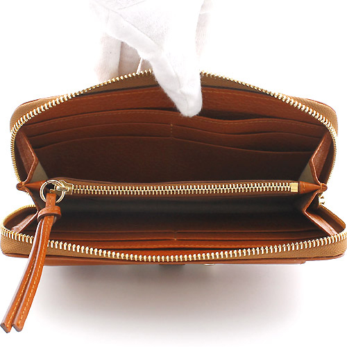 クロエ CHLOE リリィ カーフレザー 長財布 キャラメル【CARAMEL】 3P0501015153