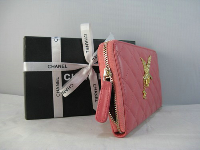 シャネルコピー財布 CHANEL ラムスキン 長財布 ピンク A318