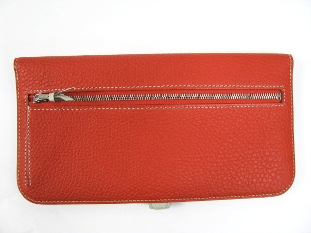 エルメス ニュードゴン 長財布 トゴ/サンギンヌ/グレーパール HERMES13