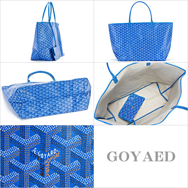  ゴヤール スーパーコピー GOYARD バッグ トートバッグ メンズ レディース サンルイGM ヘリンボーン ブルー AMALOUIS GM 10 