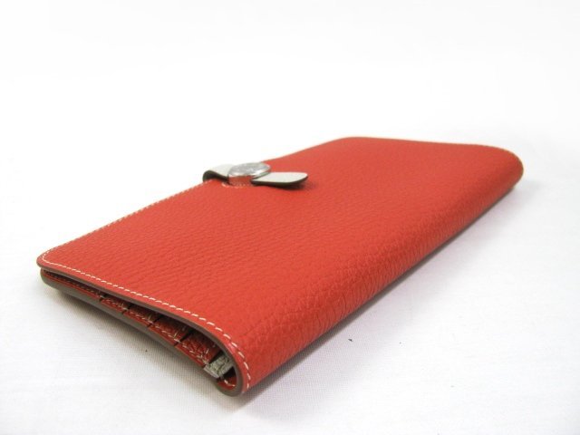 エルメス ニュードゴン 長財布 トゴ/サンギンヌ/グレーパール HERMES13