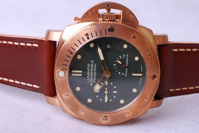  パネライ スーパーコピー ルミノール サブマーシブル 1950 パワーリザーブ ブロンゾ 47mm / Ref.PAM00507
