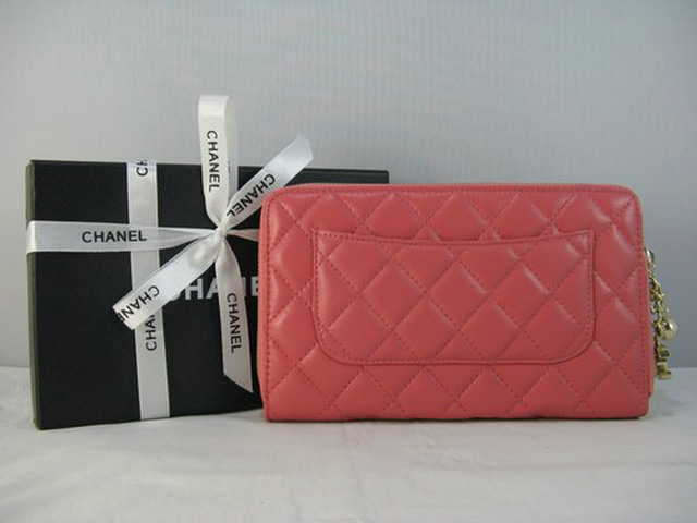 シャネルスーパーコピー CHANEL ラムスキン 長財布 ピンク A313