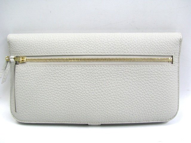 エルメス ニュードゴン 長財布 トゴ/グレーパール（金具：ゴールド）HERMES14