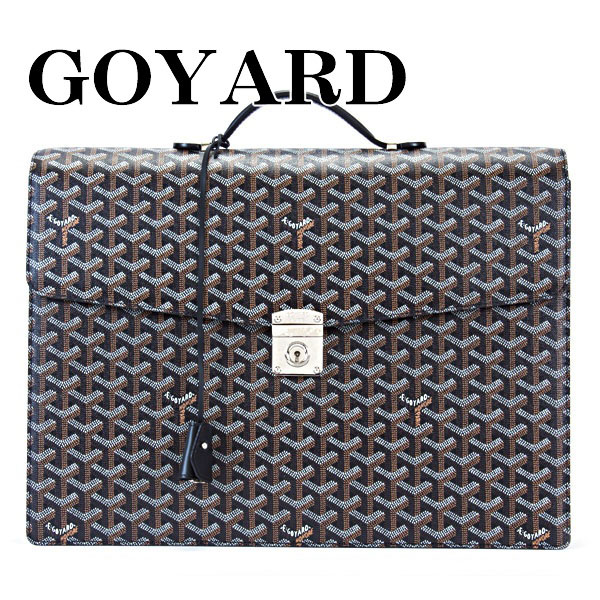  ゴヤール スーパーコピー GOYARD バッグ メンズ ブリーフケース ビジネスバッグ ブラック(黒) ABUCHYPRE 1S 01