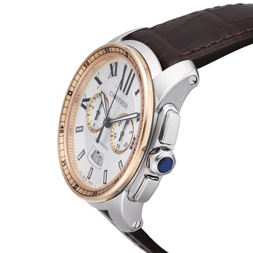 Cartier カルティエ 時計 韓国 スーパーコピー カリブル ドゥ クロノグラフ / Ref.W7100043