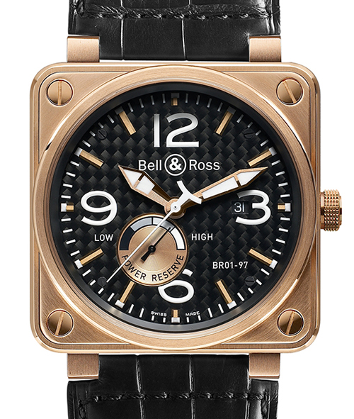 ベル＆ロス スーパーコピー AVIATION 46MM BR01-97 PINK GOLD