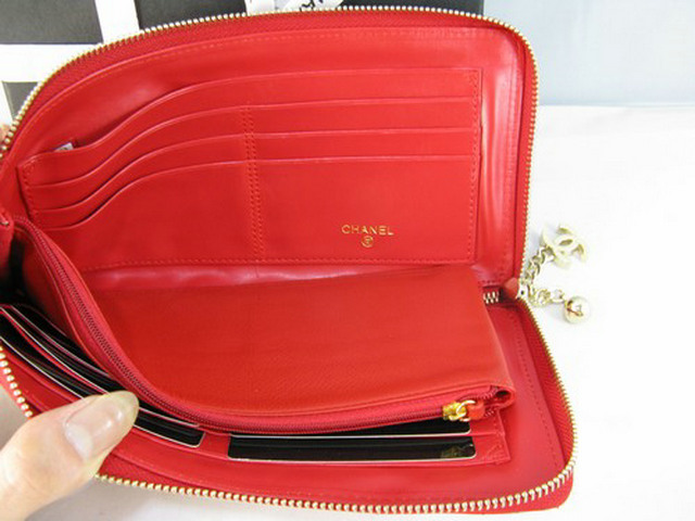 シャネルスーパーコピー CHANEL ラムスキン 長財布 レッド A311