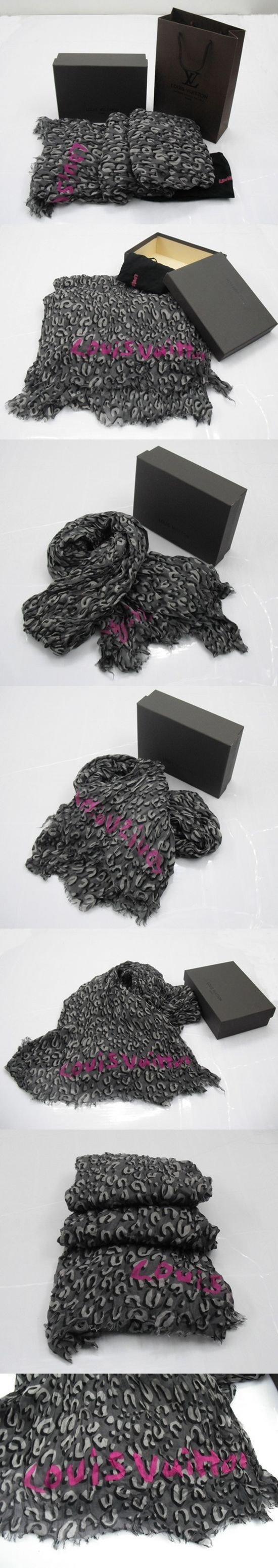 louisvuitton-ルイヴィトン-スカーフ レディーススカーフ 72215-gray