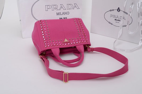 プラダコピー PRADA CANAPA ハンドバッグ パパイヤオレンジ＆ゴールド BN1877ZKIS107