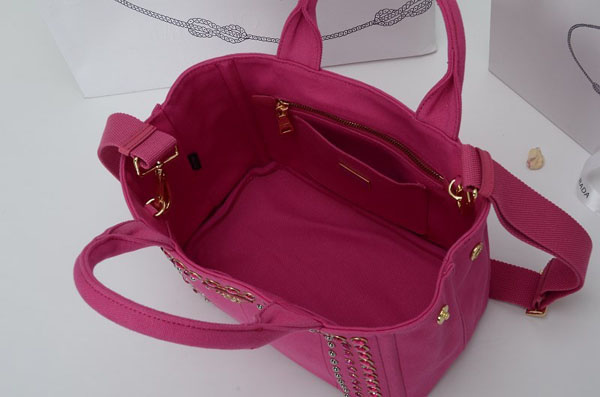 プラダコピー PRADA CANAPA ハンドバッグ パパイヤオレンジ＆ゴールド BN1877ZKIS107