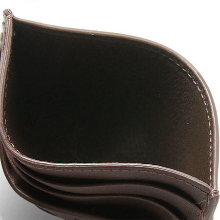 BOTTEGAVENETA/レザーカードケース/ダークブラウン 162150v46512104