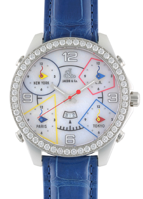 ジェイコブ 時計 n級 スーパーコピー JC-12CDC ファイブタイムゾーン 47mm