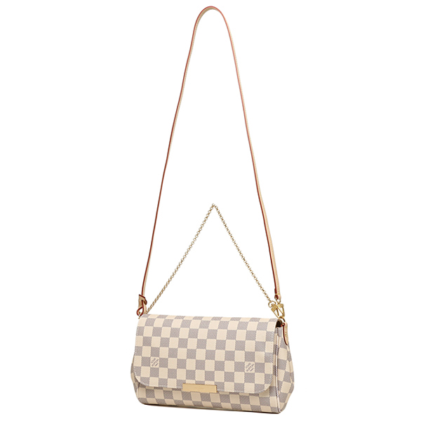 ルイヴィトン スーパーコピー バッグ LOUIS VUITTON N41275 ダミエアズール フェイボリットMM ショルダーバッグ