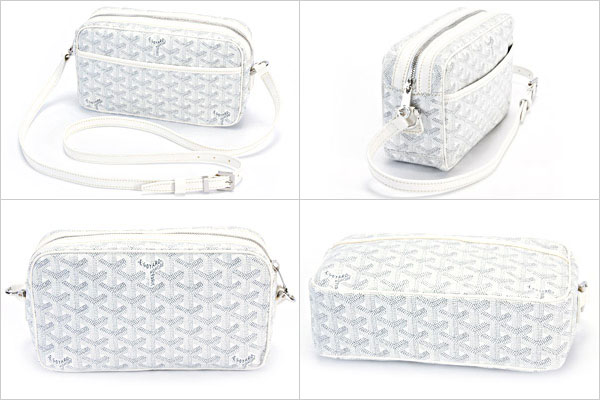  ゴヤール スーパーコピー GOYARD ショルダーバッグ 斜めがけ レディース ヘリンボーン ホワイト AMACAPVERT 50
