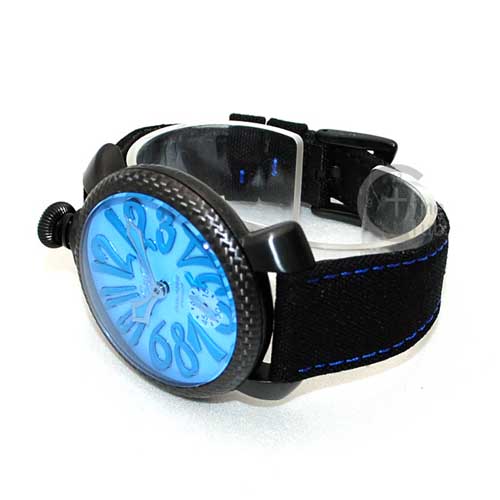 ガガミラノ 時計 スーパーコピー n級 マニュアーレ マヌアーレ 48mm ブラック/ブルー 5016.10S