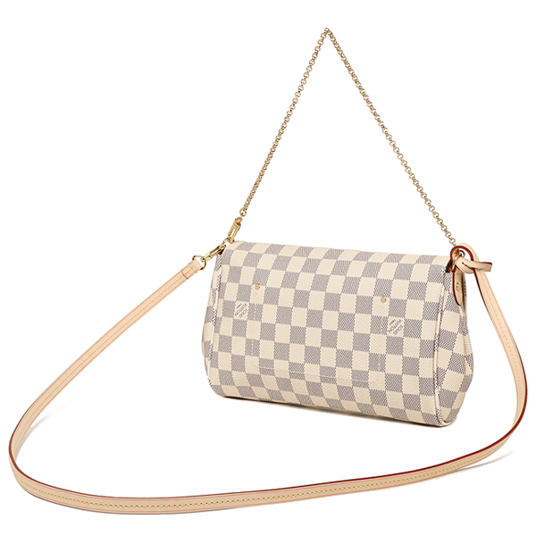 ルイヴィトン スーパーコピー バッグ LOUIS VUITTON N41275 ダミエアズール フェイボリットMM ショルダーバッグ