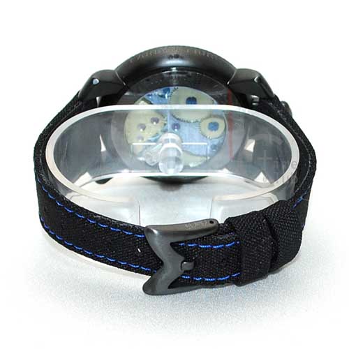 ガガミラノ 時計 スーパーコピー n級 マニュアーレ マヌアーレ 48mm ブラック/ブルー 5016.10S