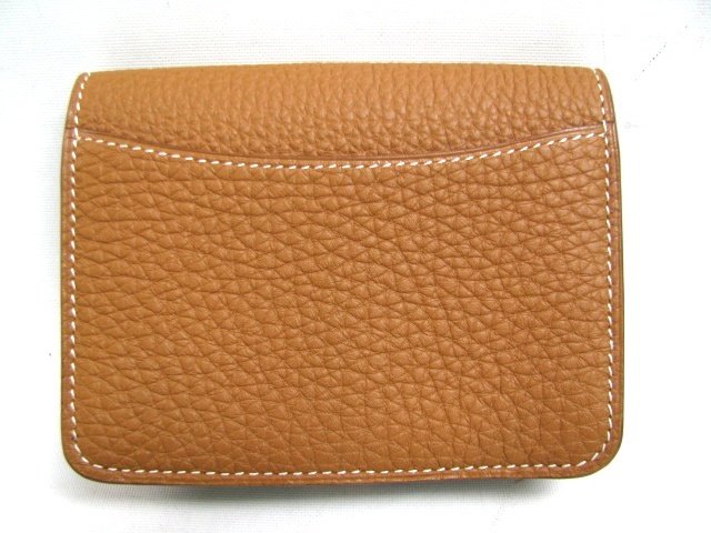 エルメス ドゴンコインケース トゴ/ゴールド（金具：シルバー）HERMES18