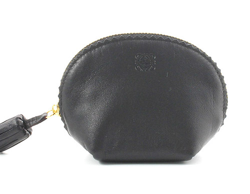 ロエベ 韓国 スーパーコピー LOEWE アマソナ シープスキン コインケース小銭入れ ブラック 18281B591100