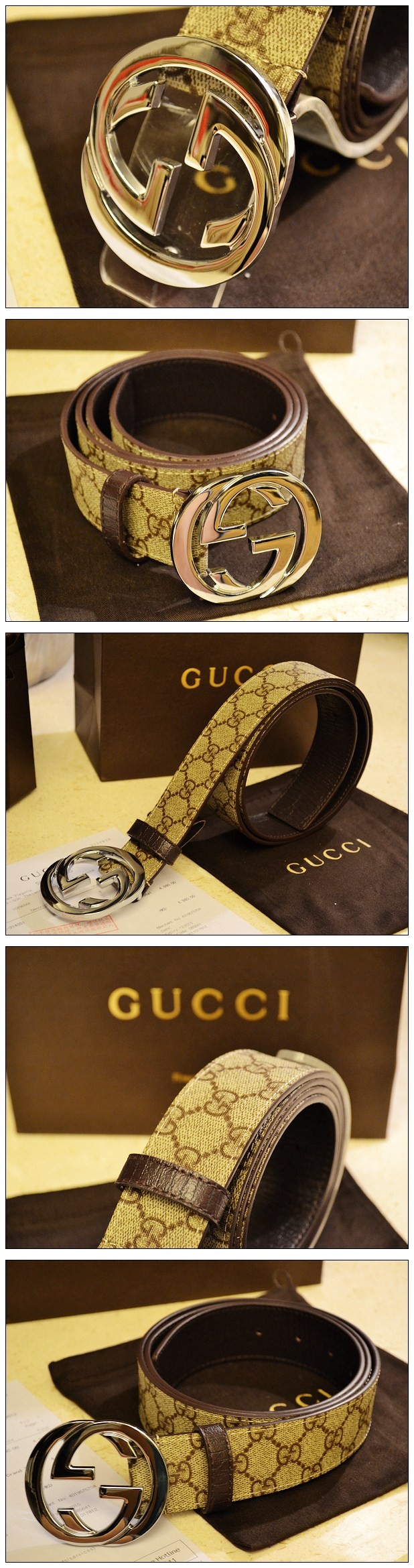 グッチ 牛革 天然牛皮 メンズベルト GUC20130117070
