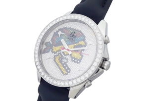 ジェイコブ 時計 n級 スーパーコピー JC-SKULL5D ファイブタイムゾーン スカル 47mm SS