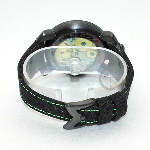 ガガミラノ 時計 スーパーコピー n級 マニュアーレ マヌアーレ 48mm ブラック/グリーン 5016.11S