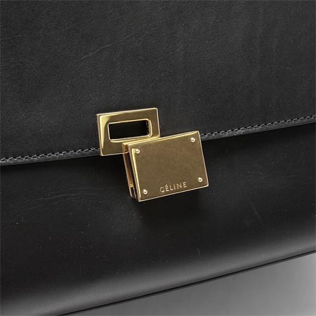 セリーヌ レザー ハンドバッグ（２ＷＡＹ仕様）トラペーズ 16954 2ldl 01cr wk