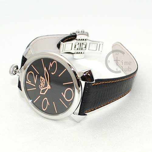 ガガミラノ 時計 スーパーコピー n級 THIN マニュアーレ シン マヌアーレ 46mm ブラック 5090.02 