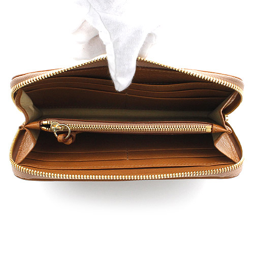 クロエ CHLOE リリィ カーフレザー 長財布 ナッツ【NUT】 3P0501015174