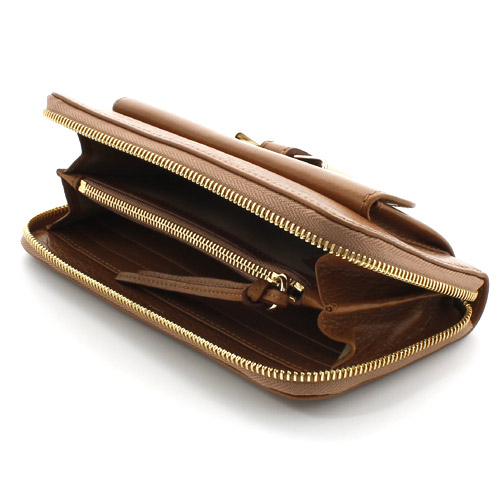 クロエ CHLOE リリィ カーフレザー 長財布 ナッツ【NUT】 3P0501015174