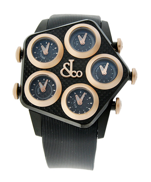 JACOB＆CO ジェイコブ 腕時計 GLOBAL JC-GL4-21 グローバル 5time zone 