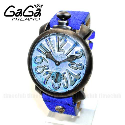 ガガミラノ 時計 スーパーコピー n級 マニュアーレ マヌアーレ 48mm ブルー 5012 