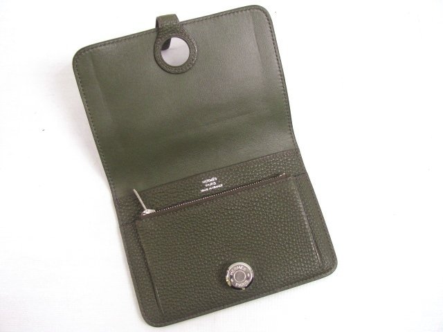 エルメス ドゴンコンパクト二折財布 トゴ/ヴェールヴェネローゼ HERMES20