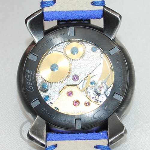 ガガミラノ 時計 スーパーコピー n級 マニュアーレ マヌアーレ 48mm ブルー 5012 