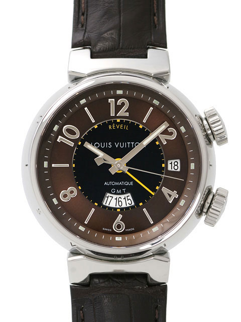 ルイヴィトン 時計 スーパーコピー タンブール GMT レヴェイユ / Q1151