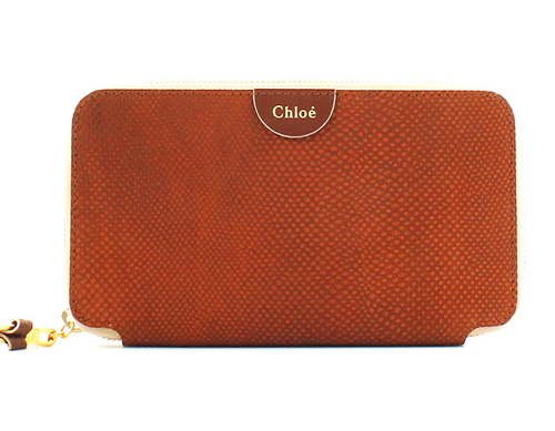 クロエ CHLOE ベア 長財布 レッドブッシュ【RED BUSH】＆ベージュ 3P0152-833-52M 