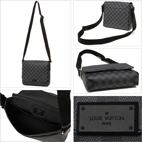 ルイヴィトン スーパーコピー バッグ LOUIS VUITTON N41260 ダミエグラフィット ディストリクトPM ショルダーバッグ