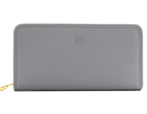 ロエベ 韓国 スーパーコピー LOEWE アマソナ ゴートスキン 長財布 スレートブルー 113N95F135550