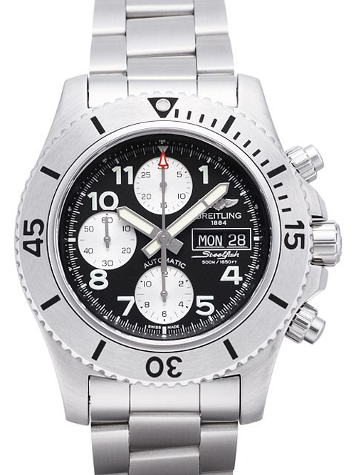 韓国 ブライトリング スーパーコピー n級品 BREITLING スーパーオーシャン クロノグラフ スティールフィッシュ A141B19PSS