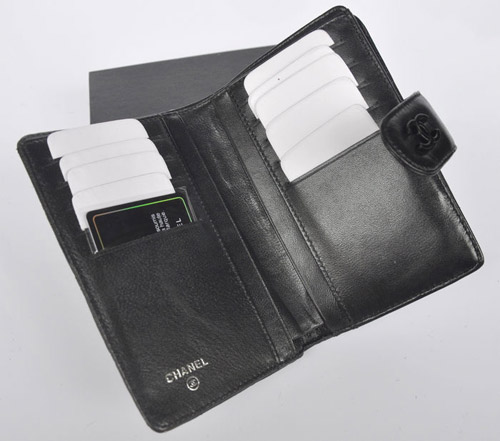シャネル 財布 韓国 スーパーコピー 長財布 093-black