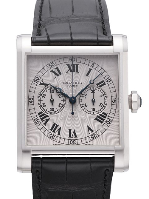 カルティエ 時計 韓国 スーパーコピー コレクション・プリヴェ タンク ワンプッシュクロノ / Ref.W1555851
