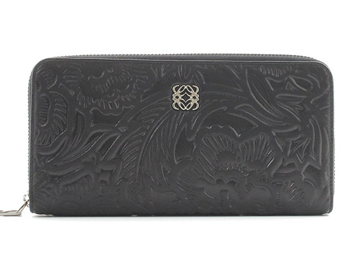 ロエベ 韓国 スーパーコピー LOEWE アマソナ シープスキン 長財布 ブラック 113N84F131100