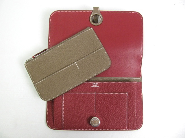 HERMES エルメススーパーコピー ドゴンＧＭ トゴ ルビー エトープ