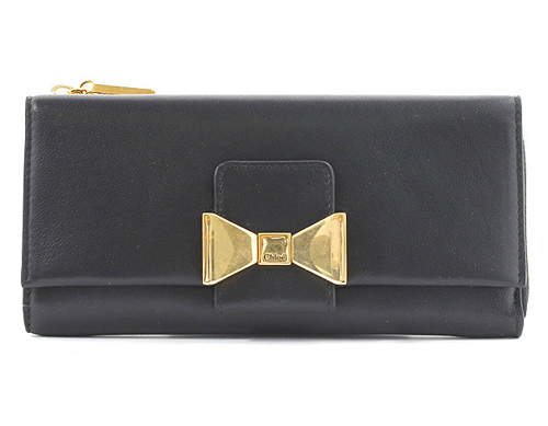 クロエ CHLOE ボビィ 長財布 ブラック 3P0489-834-001 
