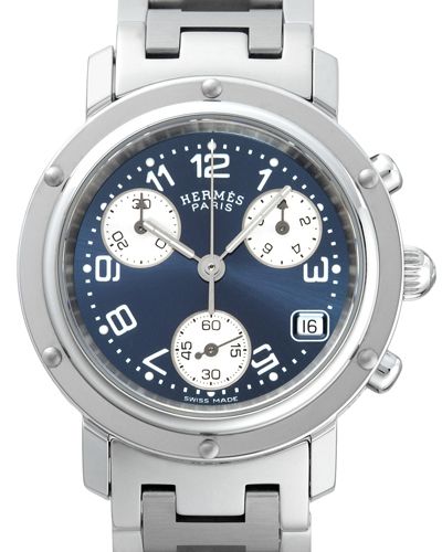 エルメス 韓国 スーパーコピー(HERMES) クリッパークロノグラフ レディースサイズ CL1.310