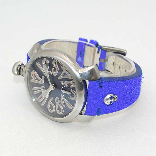 ガガミラノ 時計 スーパーコピー n級 マニュアーレ マヌアーレ 48mm ブルー 5010 VINTAGE