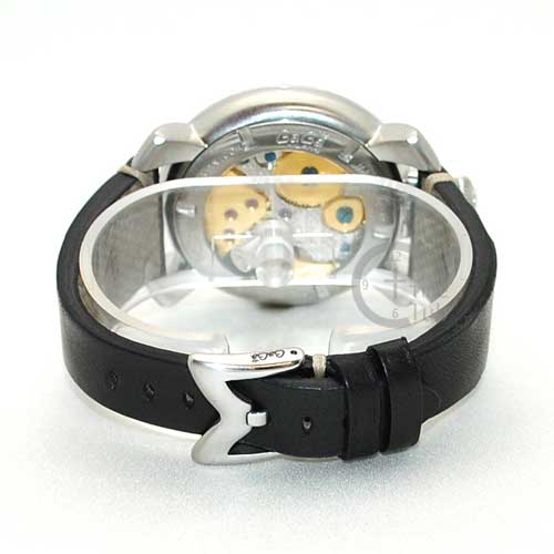 ガガミラノ 時計 スーパーコピー n級 マニュアーレ マヌアーレ 48mm ブラック/シルバー 5010 VINTAGE 