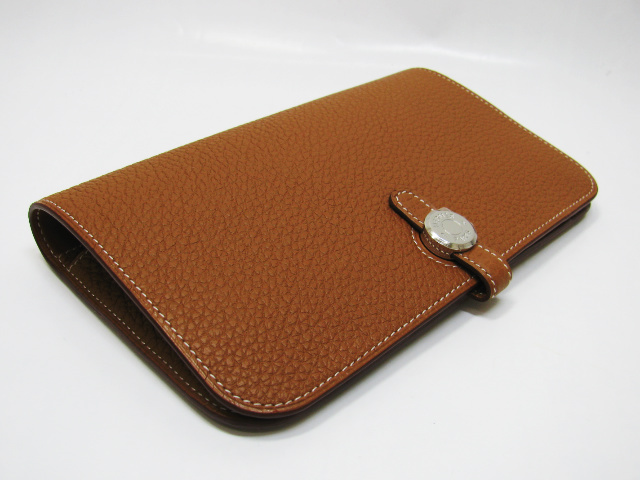 HERMES エルメス ドゴンGMトリヨンクレマンス ゴールド金具：シルバー 